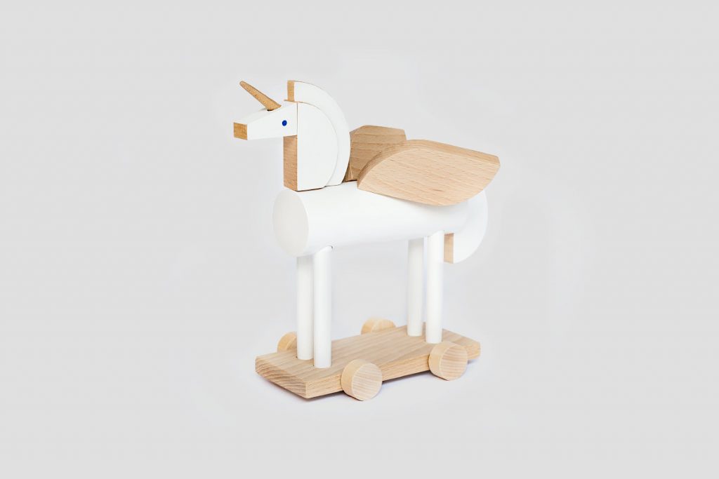 wooden toy Alicorn