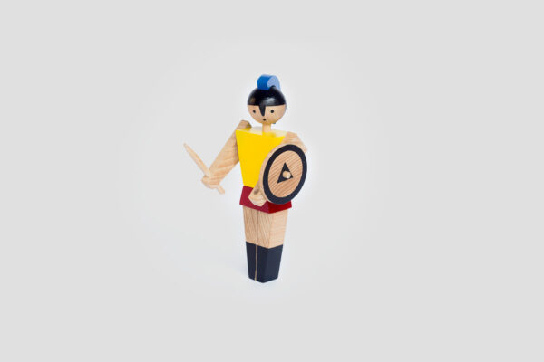 wooden toy Spartan