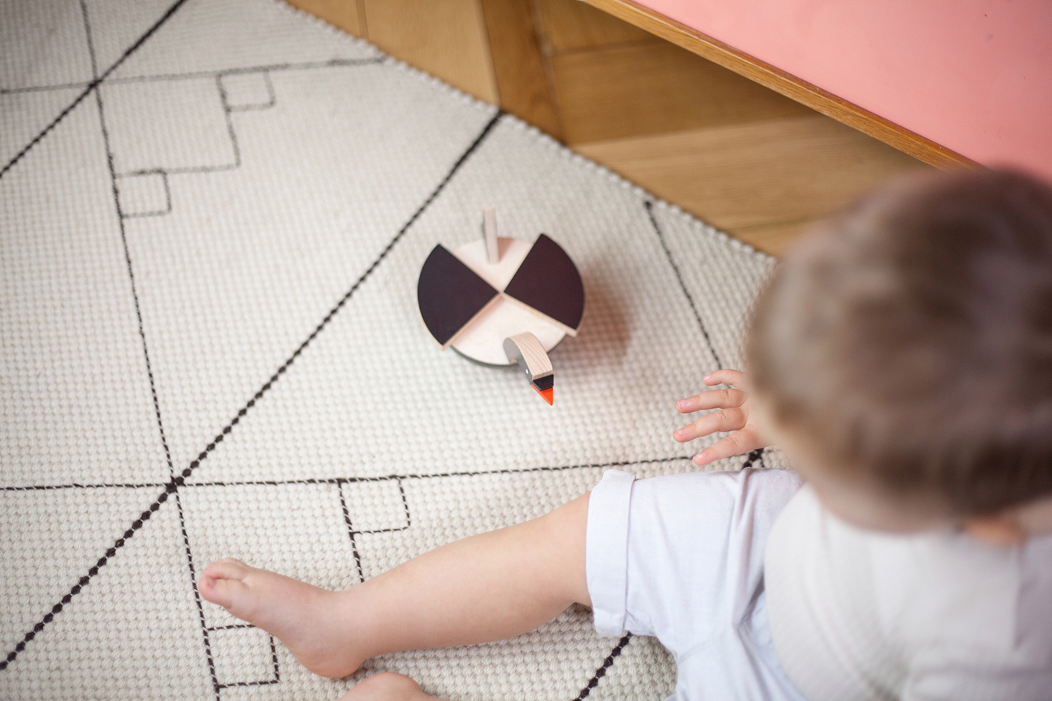 BULA the swan and three-year-old Adam KUTULU-little-boy-Labu
